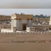 דגם של בית המקדש השני במוזיאון ישראל. | שאטרסטוק