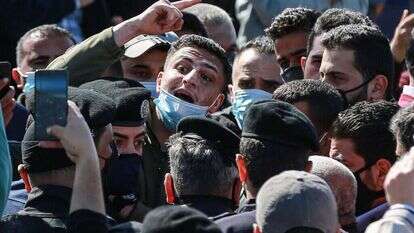 הפגנה בירדן, מרץ 2021. | AFP