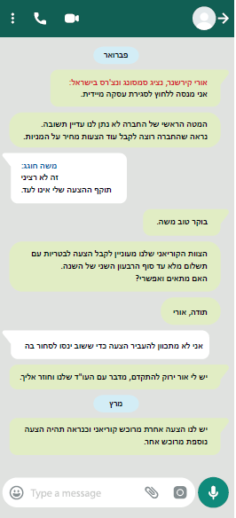 חלק מההתכתבות שהציג בתביעה. | שאטרסטוק