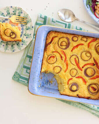 מאפה תירס שקדים עם פלפלים. | אפרת ליכטנשטט מאפה תירס שקדים עם פלפלים. | אפרת ליכטנשטט