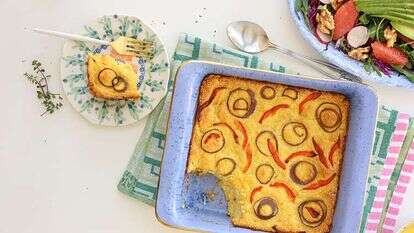 מאפה תירס שקדים עם פלפלים. | אפרת ליכטנשטט