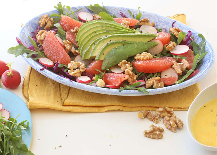 סלט של סוף החורף בוויניגרט הדרים. | אפרת ליכטנשטט