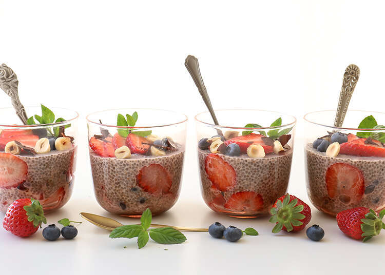 פודינג צ'יה עם פירות יער ושוקולד. | אפרת ליכטנשטט