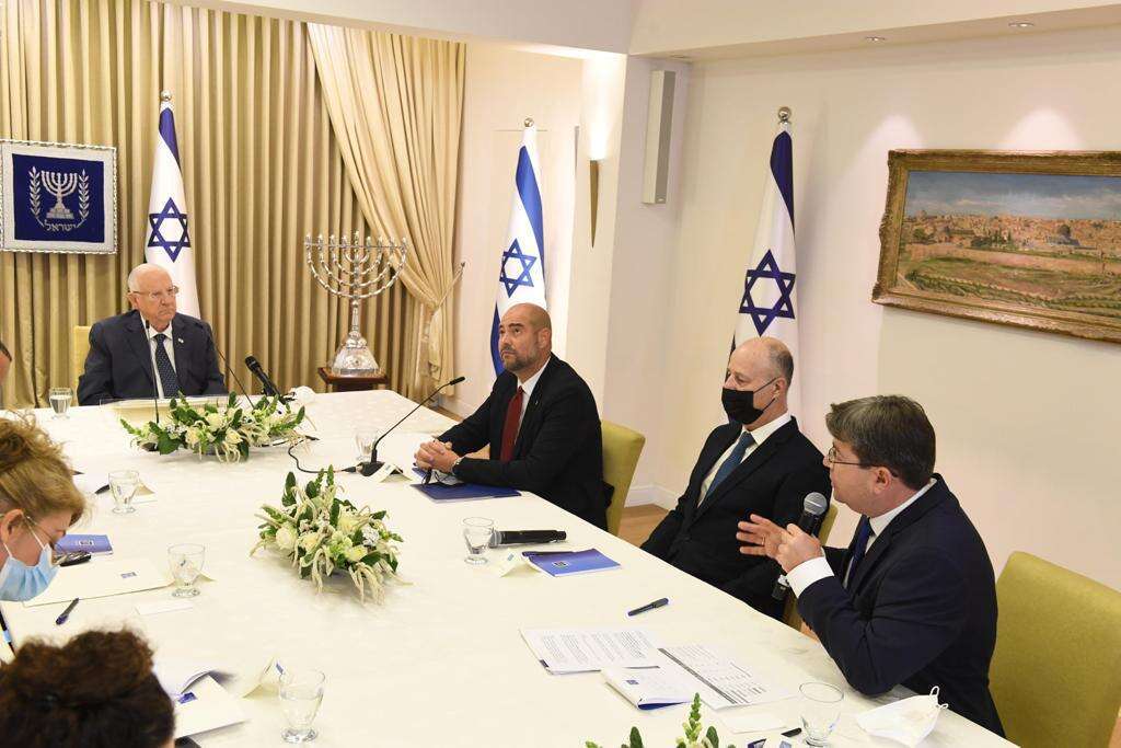 נציגי הליכוד בבית הנשיא. | מארק נימן, לע"מ