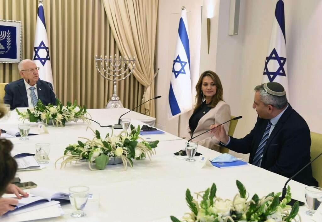 נציגי תקווה חדשה אצל הנשיא. | מארק ניימן, לע"מ.