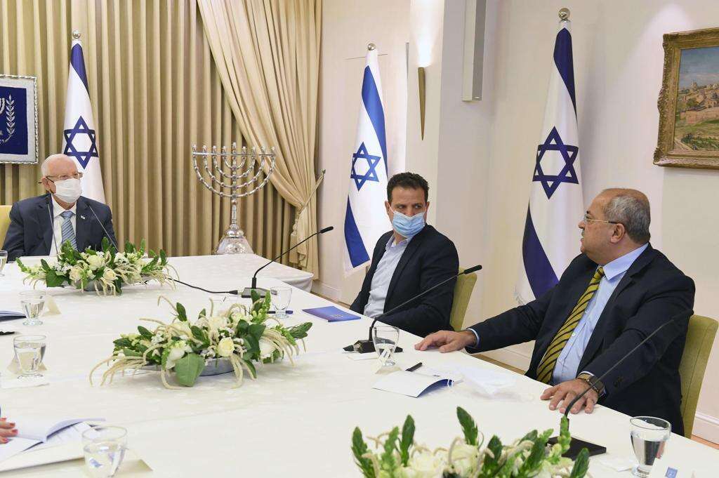 הרשימה המשותפת אצל הנשיא. | מארק ניימן , לע"מ