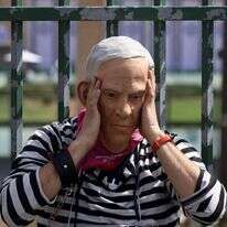 המחאה נגד נתניהו. | AFP