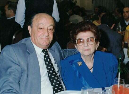 פולה טומשבסקי (לבית סקורניק) וישראל בעלה. | באדיבות המשפחה