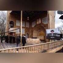 טקס חניכת בית הכנסת בבאבי-יאר באוקראינה. | המרכז להנצחת השואה בבאבי-יאר