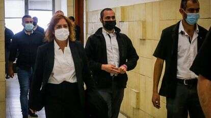 בן־ארי בבית המשפט המחוזי בירושלים, השבוע. | אורן בן־חקון