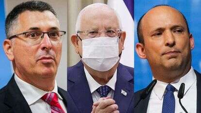 בנט, ריבלין, סער. צילומים: אורן בן חקון, יונתן זינדל פלאש 90