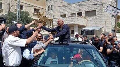 החגיגות בבאקה־אל־גרבייה, ביום שני בשבוע שעבר.