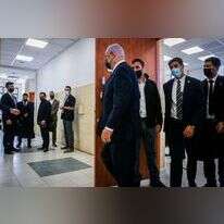 נתניהו בבית המשפט המחוזי בירושלים. | אורן בן־חקון