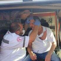 ח"כ עופר כסיף מטופל לאחר הפגיעה