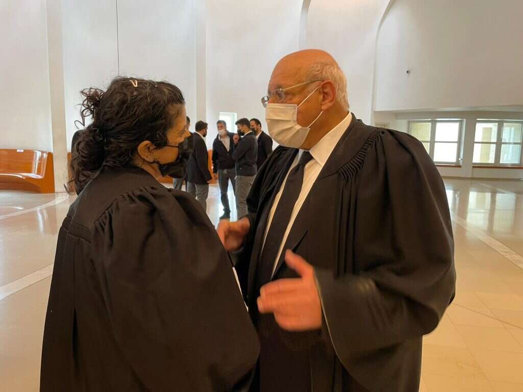 השופט מלצר עם ממ"מ יועמ"ש הכנסת, שגית אפיק. | אילת כהנא