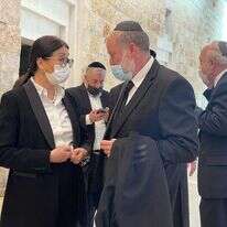 היועמ"ש מנדלבליט עם נשיאת העליון אסתר חיות. | אילת כהנא