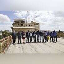 הח"כים, יחד עם רותי דנון, בביקור בעטרות