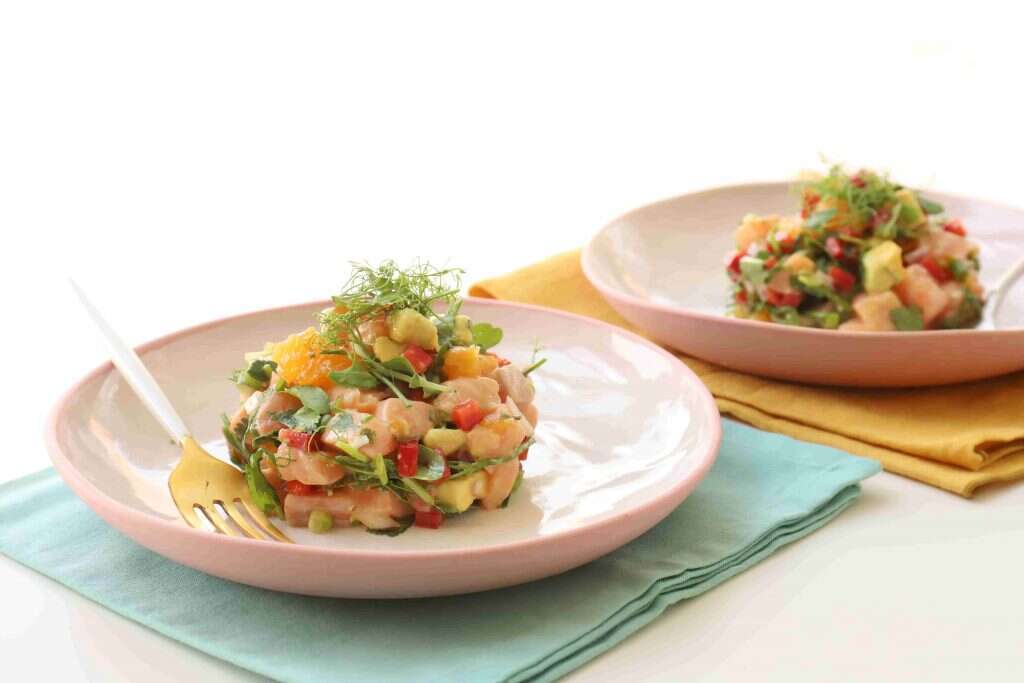 סביצ׳ה סלמון, אבוקדו וקלמנטינה. | אפרת ליכטנשטט