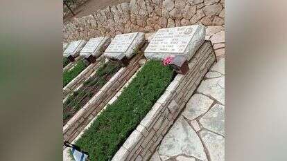 מצבתו של נעם גרוסמן ז"ל. | מנחם כהן