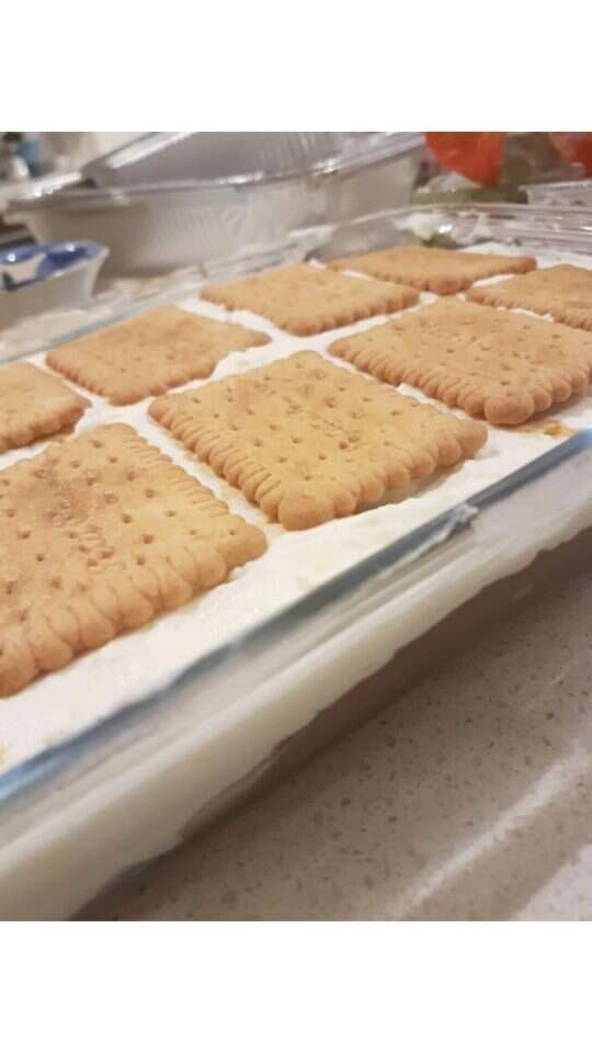 עוגת הביסקוויטים שאהב אורון. באדיבות המשפחה