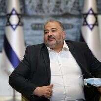 יו"ר רע"מ מנסור עבאס בבית הנשיא. | EPA