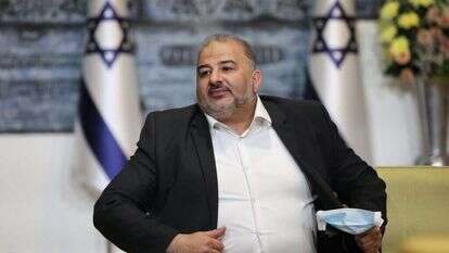 יו"ר רע"מ מנסור עבאס בבית הנשיא. | EPA