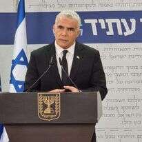 יאיר לפיד בהצהרה לתקשורת