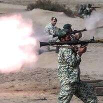לוחמים בתרגיל צבאי באיראן. | AFP