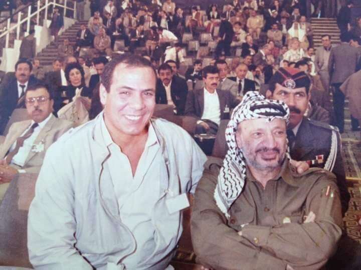 פאוזי נימר עם יאסר ערפאת