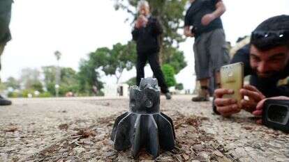 צבע אדום בקיבוץ כפר עזה. | יהודה פרץ