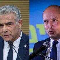 בנט ולפיד. צילומים: אורן בן חקון, הדס פרוש - פלאש 90