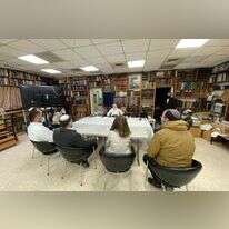 ישיבת סיעת הציונות הדתית בבית הרב דרוקמן, אחרי הבחירות. | דוברות הציונות הדתית