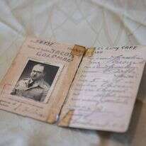 תעודת הזהות המנדטורית של הרב גולדמן. | יונתן זינדל פלאש 90