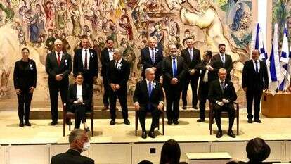 ראשי הסיעות ביום השבעת הכנסת ה־24. | מארק ישראל סלם