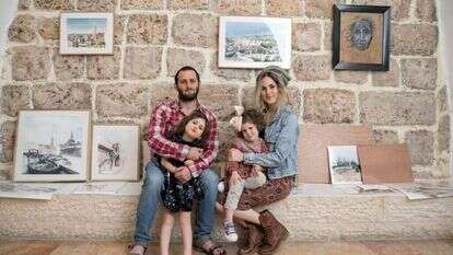 משפחת שריד, עין כרם. | אוליבייה פיטוסי - פלאש 90