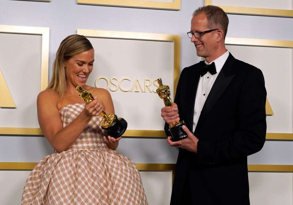 יוצרי הסרט "נשמה" זוכה פרס האוסקר בקטגוריית סרט האנימציה הטוב ביותר. | EPA יוצרי הסרט "נשמה" זוכה פרס האוסקר בקטגוריית סרט האנימציה הטוב ביותר. | EPA