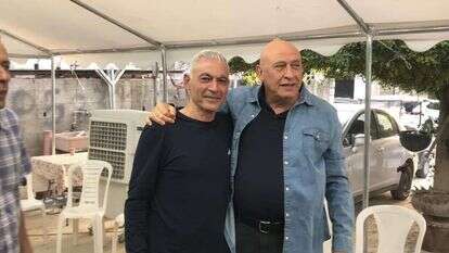 באסל גטאס ורושדי אבו מוך. מתוך עמוד הפייסבוק של גטאס