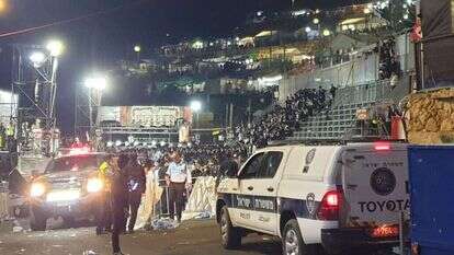 זירת האסון במירון לאחר פינוי הנפגעים. | ירון בלושטיין/TPS