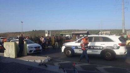 זירת הפיגוע בצומת תפוח. | הצלה ללא גבולות