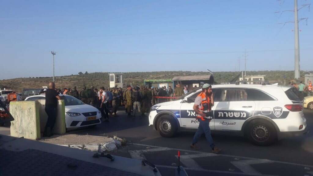 זירת הפיגוע בצומת תפוח. | הצלה ללא גבולות