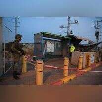 זירת הפיגוע בצומת תפוח. | יוסי זליגר