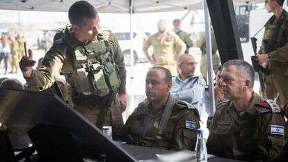 הרמטכ"ל בזירת האירוע. | דובר צה"ל