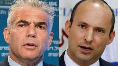 נפתלי בנט ויאיר לפיד. | AFP