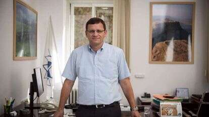 גאל גרינוולד, סגן יו"ר ההסתדרות הציונית העולמית יישא דברי פתיחה במושב: "מרוץ שליחים: שנת המגפה העולמית והנציגים היהודים בעולם". | הדס פרוש, פלאש 90