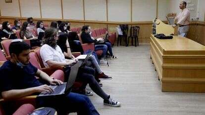 סטודנטים באוניברסיטה, בחודש שעבר.למצולמים אין קשר לכתבה. | שאטרסטוק