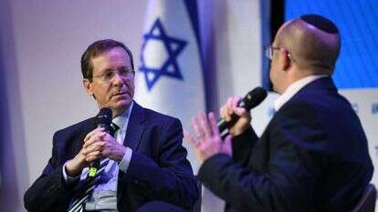 נשיא המדינה ה־11 יצחק הרצוג. | שריה דיאמנט