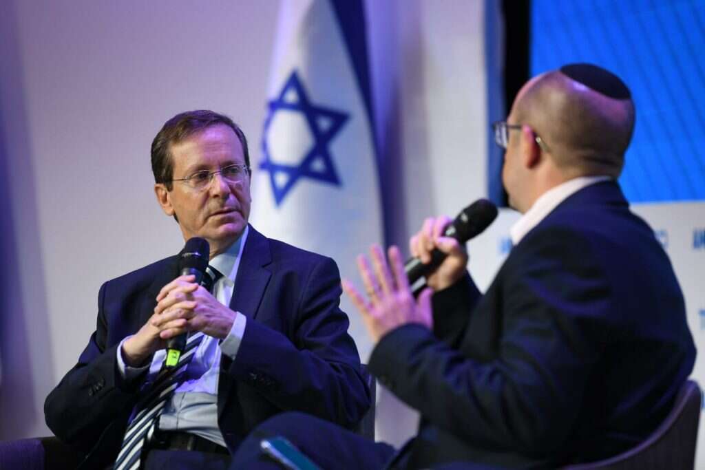 נשיא המדינה ה־11 יצחק הרצוג. | שריה דיאמנט