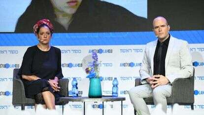 אורלי גודקלנג, סגנית עורך העיתון ויאיר קראוס, כתב הבריאות והצפון של מקור ראשון. | שריה דיאמנט