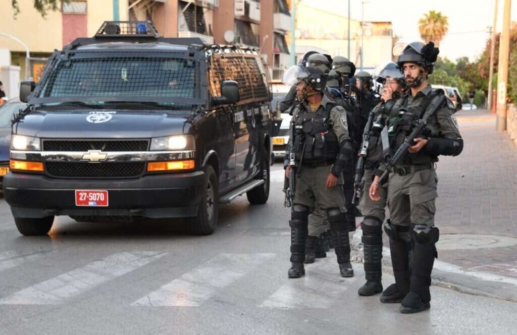 כוחות מג"ב בלוד, במהלך מבצע שומר החומות. | דוברות המשטרה