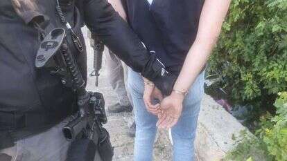 מעצר מחבל. | דוברות המשטרה